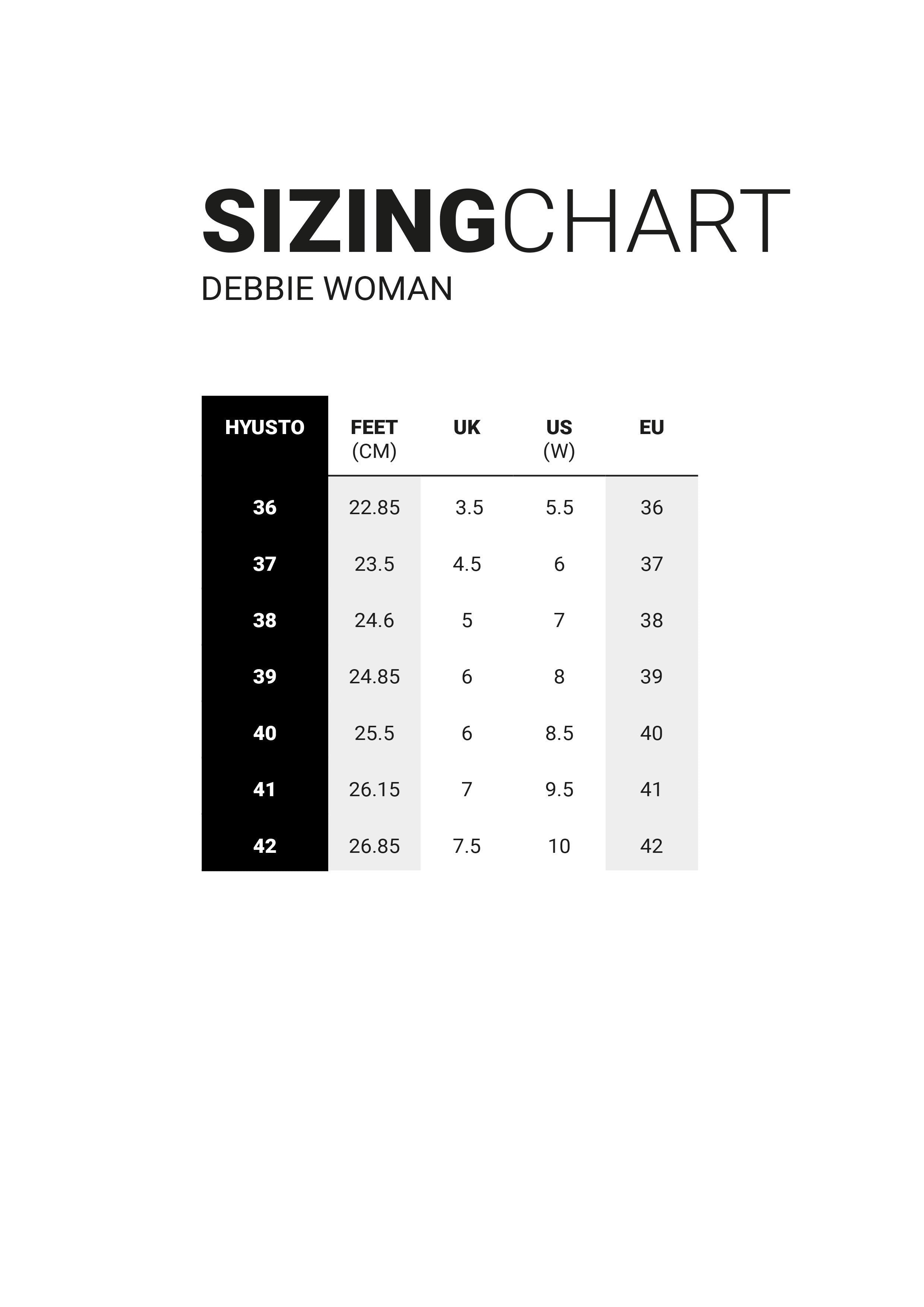 size guide