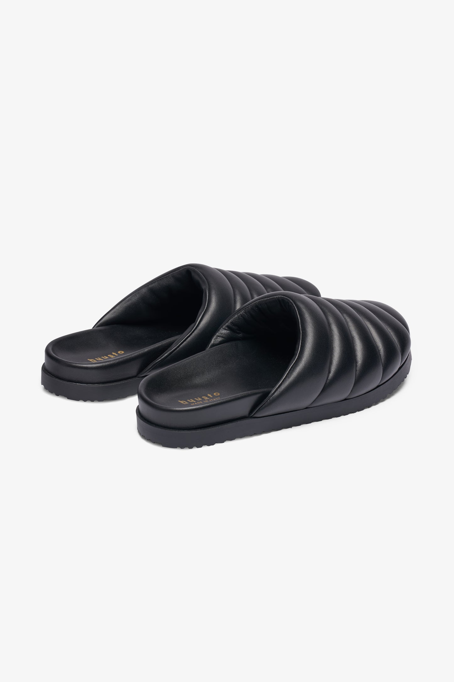 Quincy Padded Black Nappa