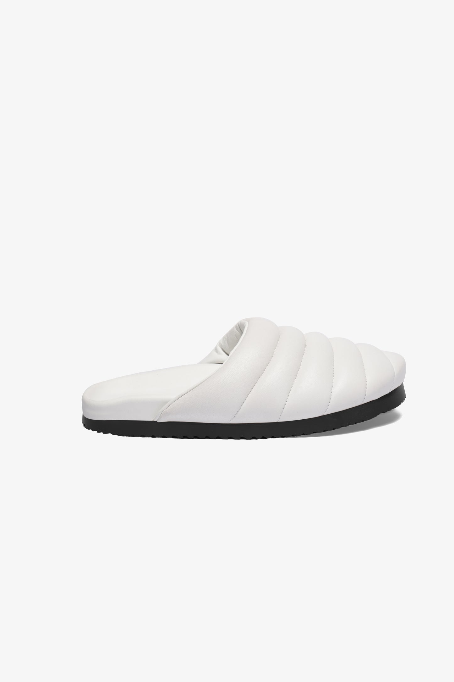 Quincy Padded White Nappa