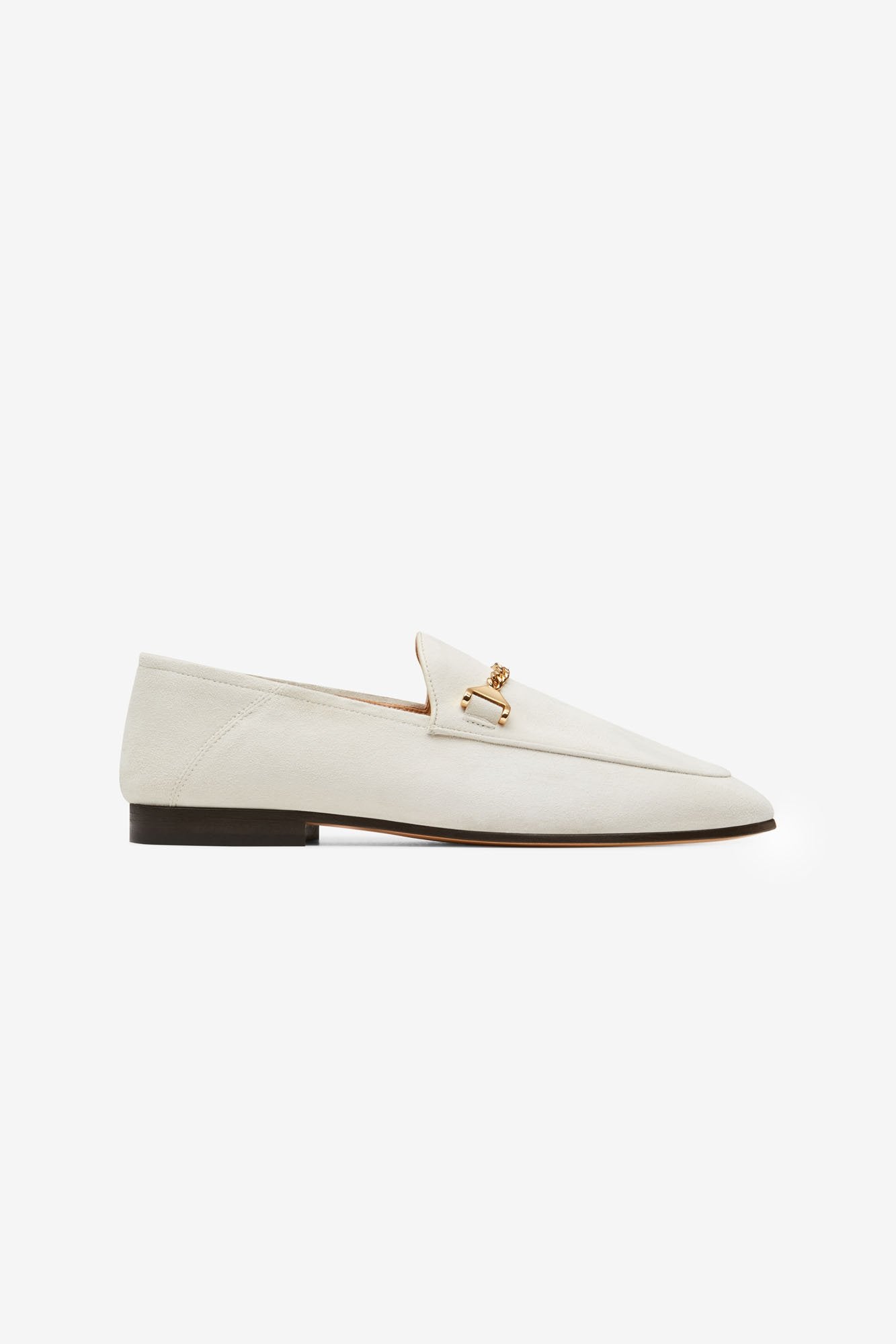 Debbie Loafer Offwhite Kid Suede [Woman]