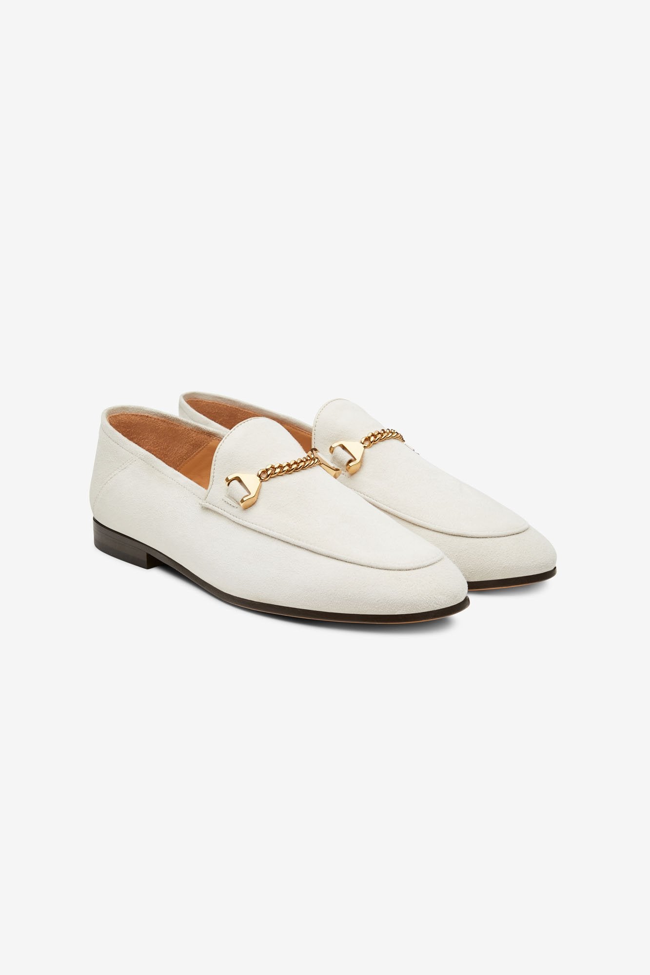Debbie Loafer Offwhite Kid Suede [Woman]